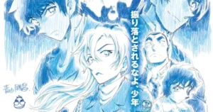 detective conan fallen angel of the highway gosho aoyama sketch